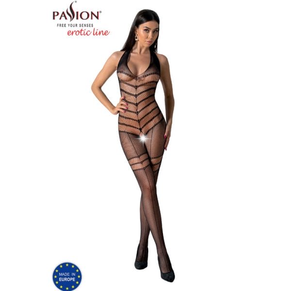 PASSION - BS100 BODYSTOCKING BLACK ONE SIZE 3